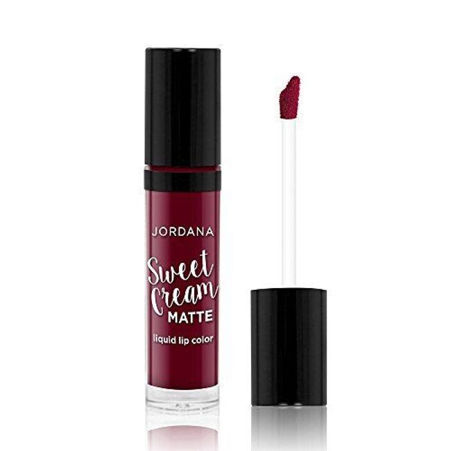 Jordana Sweet Cream Matte Liquid Lip Color 08 Sweet Marsala Wine