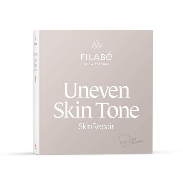 Uneven Skin Tone – Zur Behandlung von Pigment- und Altersflecken. Packung für 28 Tage. Vegan und ohne Zusatzstoffe – Swiss made by Filabé of Switzerland