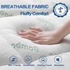 Mattress Topper Twin Size, Cooling Extra Thick Breathable Viscose Made from Bamb
