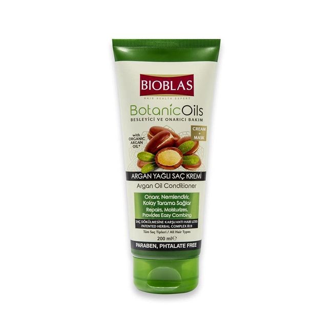 BIOBLAS Botanic Oils Saç Dökülmesine Karşı Argan Yağlı Saç Kremi (250 ml)