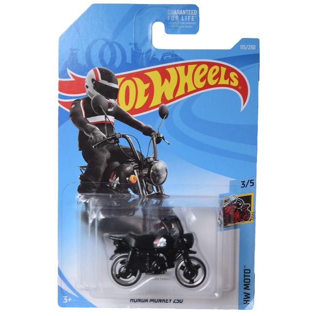 Hot Wheels Moto Series 3/5 Honda Monkey Z50 115/250, Black