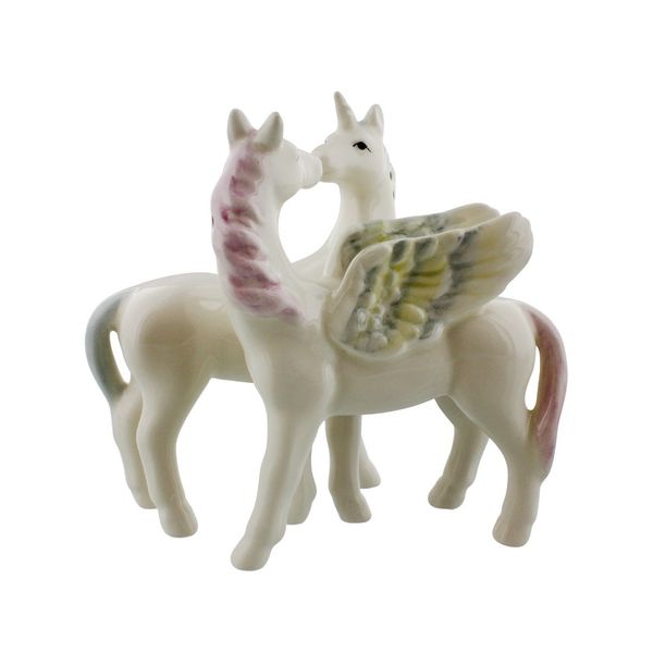 Pacific Giftware Unicorn and Pegasus Attractives Salt and Pepper Shakers