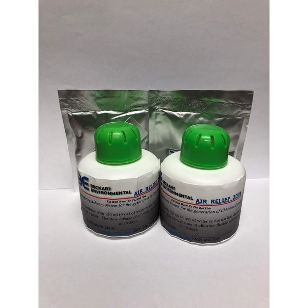 Air Relief Slow Release Chlorine Dioxide Air Neutralizer & Freshener (2 pack)