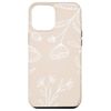 iPhone 14 Pro Max Vanilla / Cream / Beige Boho Leaves Leaf Flowers Flower Case