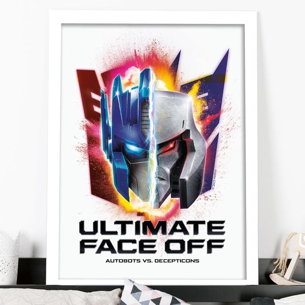 Themed Transformers Print - Ultimate Face Off Wall Art Poster (42cm x 59.4cm - A2)