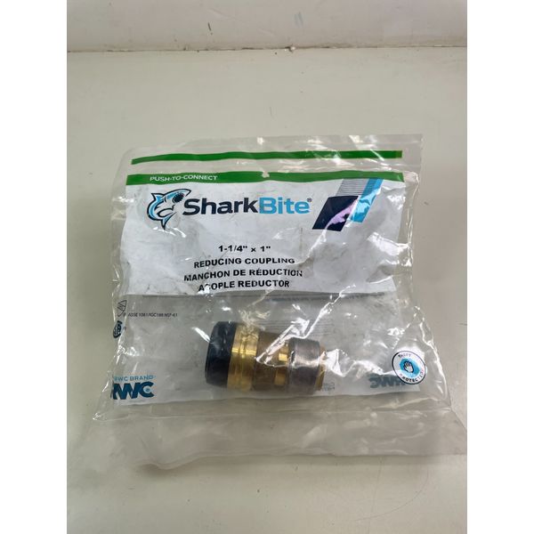 SharkBite 1-1/4" x 1" Reducing Coupling Push to Connect Reducer UXL013528