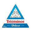 Pressman Tri-Ominos - Deluxe Edition Triangular Tiles with Brass Spinners, 5"