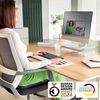 Leitz Ergo Mouse Pad with Adjustable Wrist Rest, Two Height Settings, Light Grey/White Computer Mouse Mat, 65170085