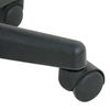 Comfortable Massage Hydraulic Adjustable Height Swivel Stool Rolling Chair Black