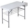Folding Fish Cleaning Table with Sink and Spray Nozzle Heavy Duty Camping Table