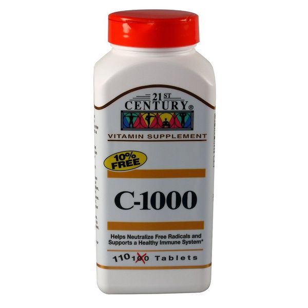 21st Century Vitamin C 1000Mg 110 Count (6 Pack)