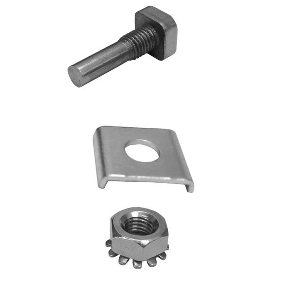 Shower Door Stainless Steel Pivot Pin with Hex-Nut and Washer for Pivot Shower Doors