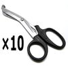 10× EMT Utility Black Scissors 5.5" Paramedic First Aid Universal Shears Tools