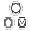 PATIKIL Pad Air Compressor Valve Plate Kit, Paper Replacement Compressor Accessories