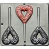 Heart Lollipop Chocolate Candy Mold Valentines Day 3063