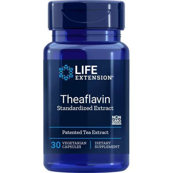 Life Extension Theaflavin Standardized Extract 350 mg 30 Veg Caps