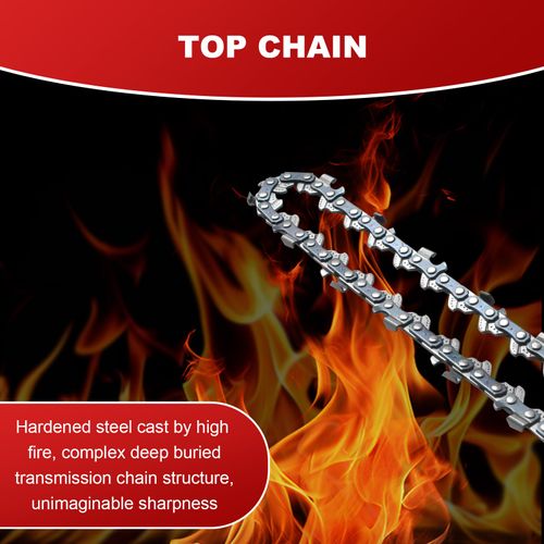 AAAQQ 4 Inch Mini Chainsaw Replacement Chain，Cordless Electric Portable 4-inch Handheld Mini Pruning Shears Chainsaw Chain for Wood Branch Cutting-28DL,1/4" Mini-pitch .043'' Gauge (4PCS)