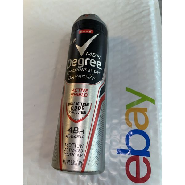 ✅Degree Men MotionSense ACTIVE SHIELD Sport  Antiperspirant DRY Spray FULLSIZE