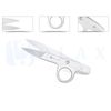 Olax Heavy Duty 4.5" Thread Cutter Scissors, Clip Scissors, Hand Crafted