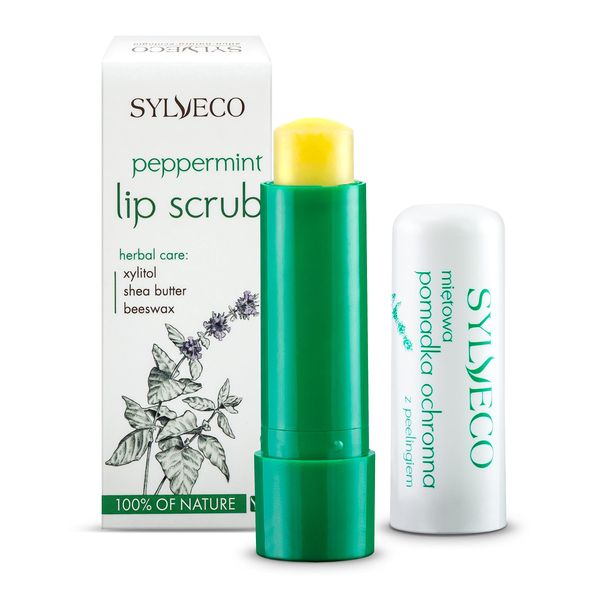 SYLVECO Peeling-Lippenpflegestift mit Minze. Lippenbalsam für frauen und männer. Naturkosmetik größe 4,6g.