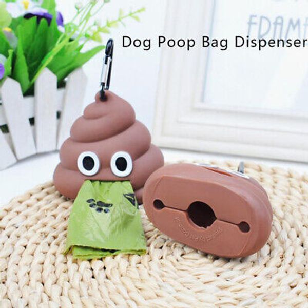 Dog Poop Bag Dispenser Eco-friendly Pet Waste Bag Holder Outdoor Dog GarbageY-lq