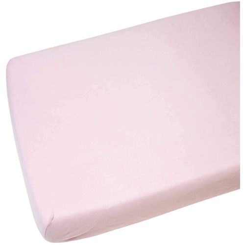 Dudu N Girlie - Cot Sheets 140 x 70 Fitted | Cotbed sheets | Soft Jersey Cotton Toddler Bed Sheets 140 x 70 Fitted Fully Elasticated Skirt Breathable Easy Care (Single Pack, Pink)