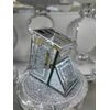 DEENZ Crystal Crushed Diamond Kitchen Holder Rack Stand Storage Universal Home Decor (Silver)