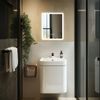 LED Illuminated Bathroom Mirror Wall Mounted Vanity Mirror Explosion-proof Smart