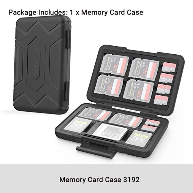 Best Memory Card (SD + Micro-SD) Holder Under $10! - JJC Water