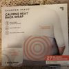 Sharper Image Massaging Calming Heat Back Wrap CWT41003 NEW