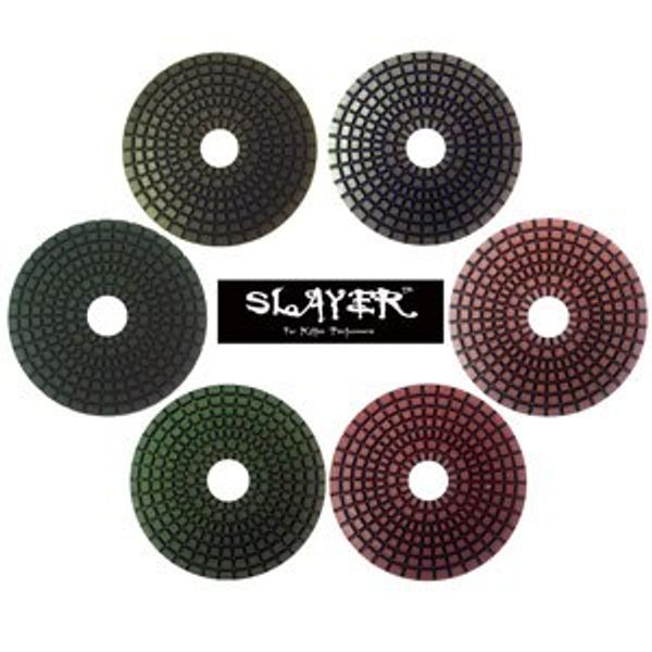 Slayer 4" Wet Premium Polishing Pads - Full Set