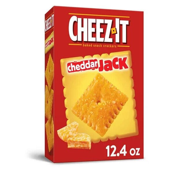 Cheez It Cheddar Jack Cheese Baked Snack Crackers 12.4 oz