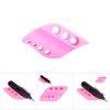 Tattoo Ink Holder Tattoo Pen Holder Microblading Pigment Ink Cup Tattoo Pen Stand Makeup Tattoo Accessories Tattoo Pen Eyebrow Tattoo Holder Silicone Tattoo Pigment Ink Cotton Swabs Cup Holders(Pink)