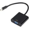 Multibao Thunderbolt Mini Display Port DP to VGA Cable Adapter For APPLE Mac Macbook Black