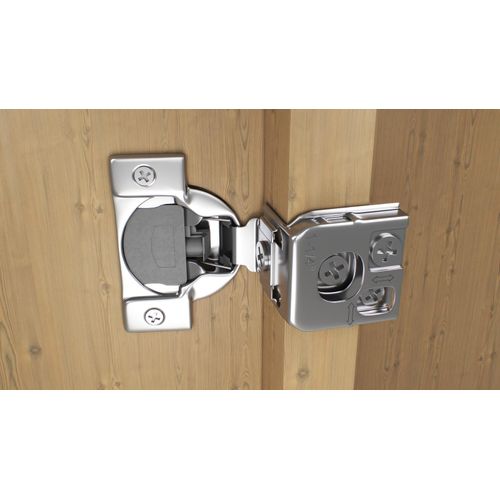 Berta 2-Pack, 1-1/4 inch Overlay Soft Closing Face Frame Cabinet Hinges, 105 Degree 6-Ways 3-Cam Adjustment Concealed Kitchen Cabinet Door Hinges with Screws (1-1/4 in. Overlay, 2 Pieces)