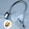 uxcell 2 Pcs Shower Head Extension Arm 20mm Length Brass Shower Head Extender