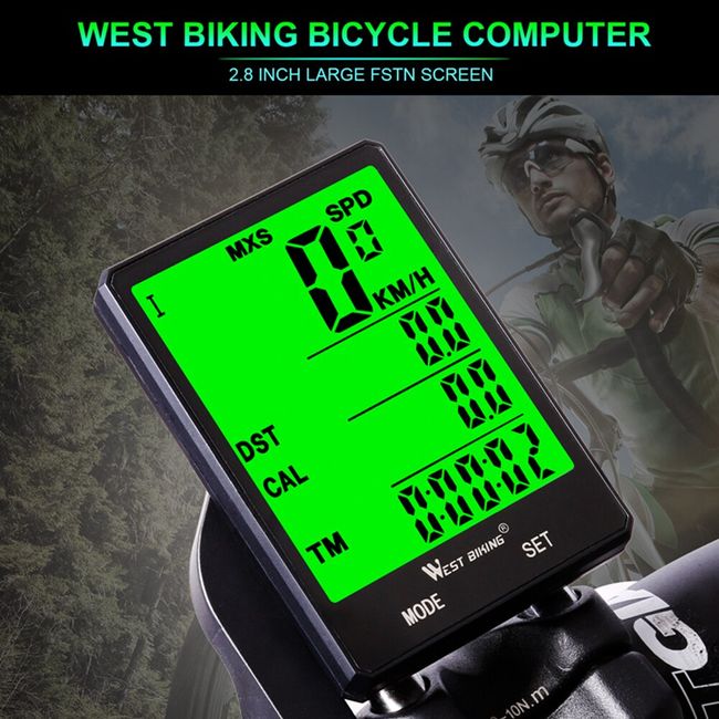 large screen bike computer