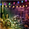 Brand new 25led 50FT Solar String Lights avatar controls Multicolor&warm white