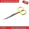Dental Iris Scissors TC Curved Tissue Suture Cutting Surgical Operating Shears