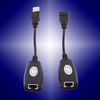 USB2.0 RJ45 Extension Adapter,over Cat5/RJ45/Cat6 Ethernet USB Male/Female Extender Kit
