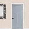 MyTinyWorld Dolls House Miniature Beige Styalised Leaves Wallpaper