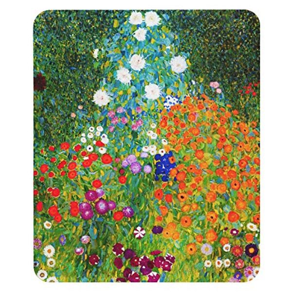 Gustav Klimt Farmhouse Garden Mouse Pad: Photo Pad (World Famous Painting Series) (D)