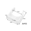 36-Pack Plastic Pipe Clamps – White Single Pipe Clips (25mm)