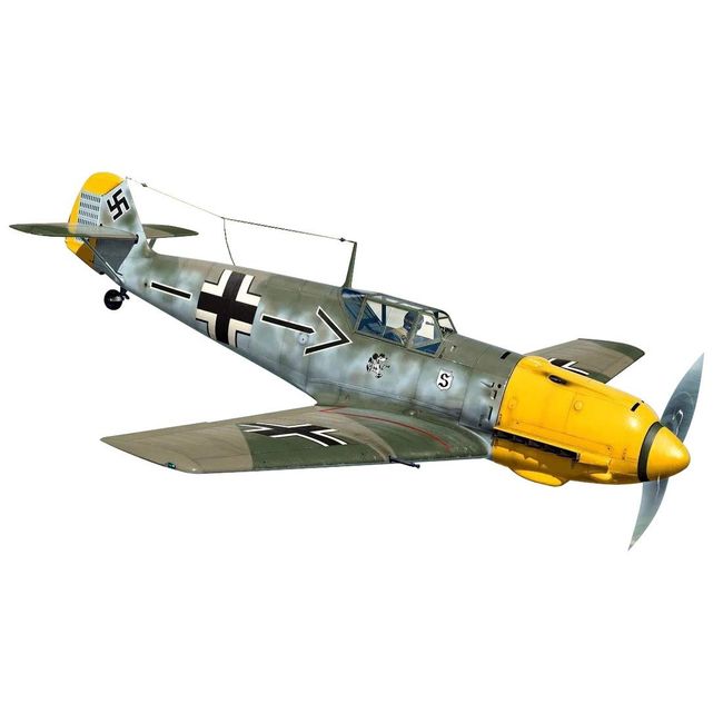 AZ Model 1/72 Luftwaffe Messerschmitt Bf109E-4 Ace Over the English Channel Plastic Model AZM7682