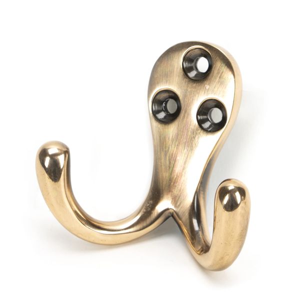 From The Anvil 46300 Polished Bronze Celtic Double Robe Hook