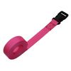 Benristraps 25mm Webbing Strap with Quick-Release Buckle (pink, 3 metres)