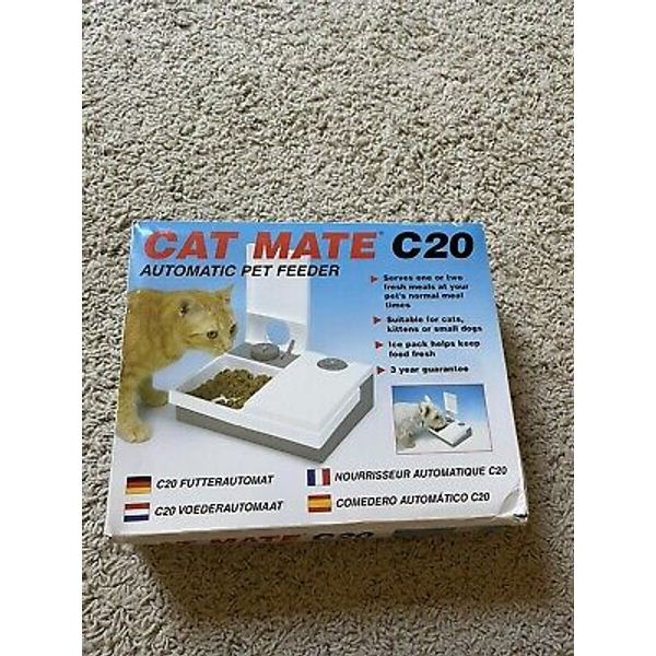 Cat Mate C20 Timed Automatic Pet Feeder Suitable For Cats Kittens Small Dogs✅