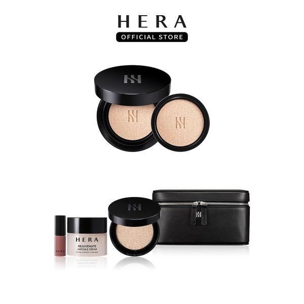 [Hera](Gangnam Branch)[SSG Exclusive] Black Cushion Foundation SPF34/PA++ (Main Product 15g + Refill 15g)