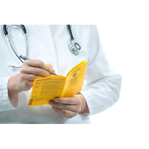 International Certificate of Vaccination with Vinyl Cover
