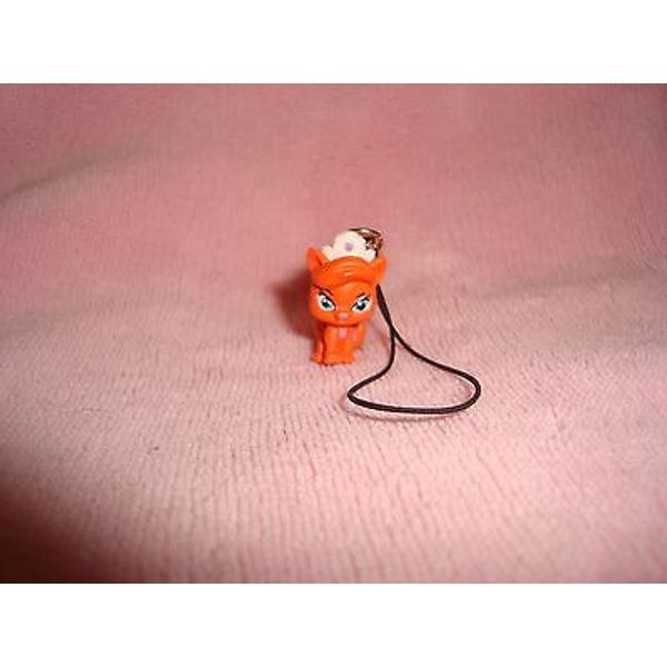 Princess Palace Pets Ariel's Kitty 1" tall Figure PVC Cell Phone Charm